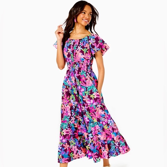 Lilly Pulitzer Dresses & Skirts - LILLY PULITZER | Ellabell Midi Dress🌺